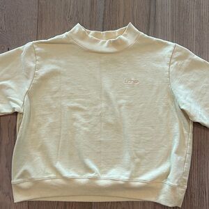 Parke Butter Yellow Mockneck Sweatshirt